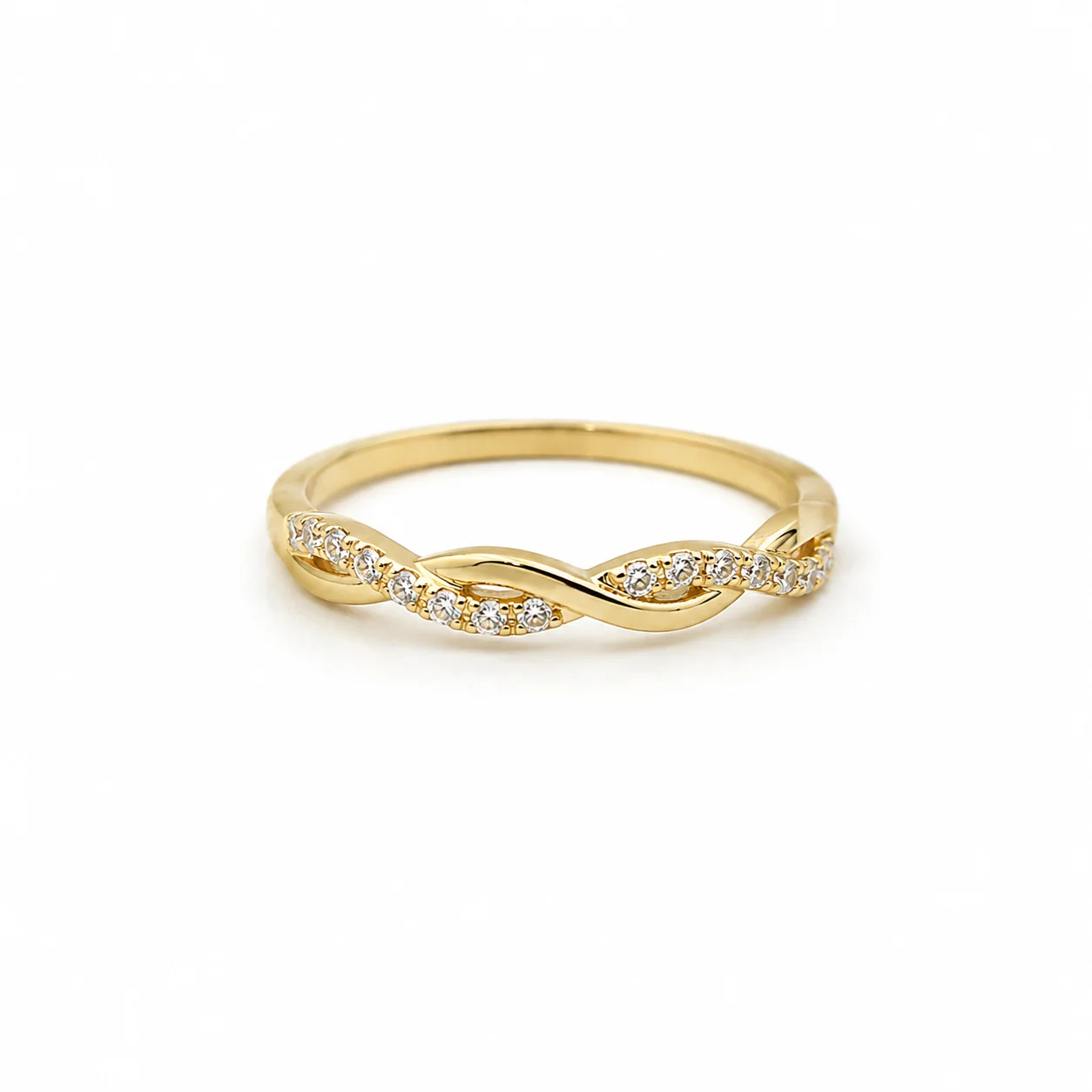 Bague Torsadee Or